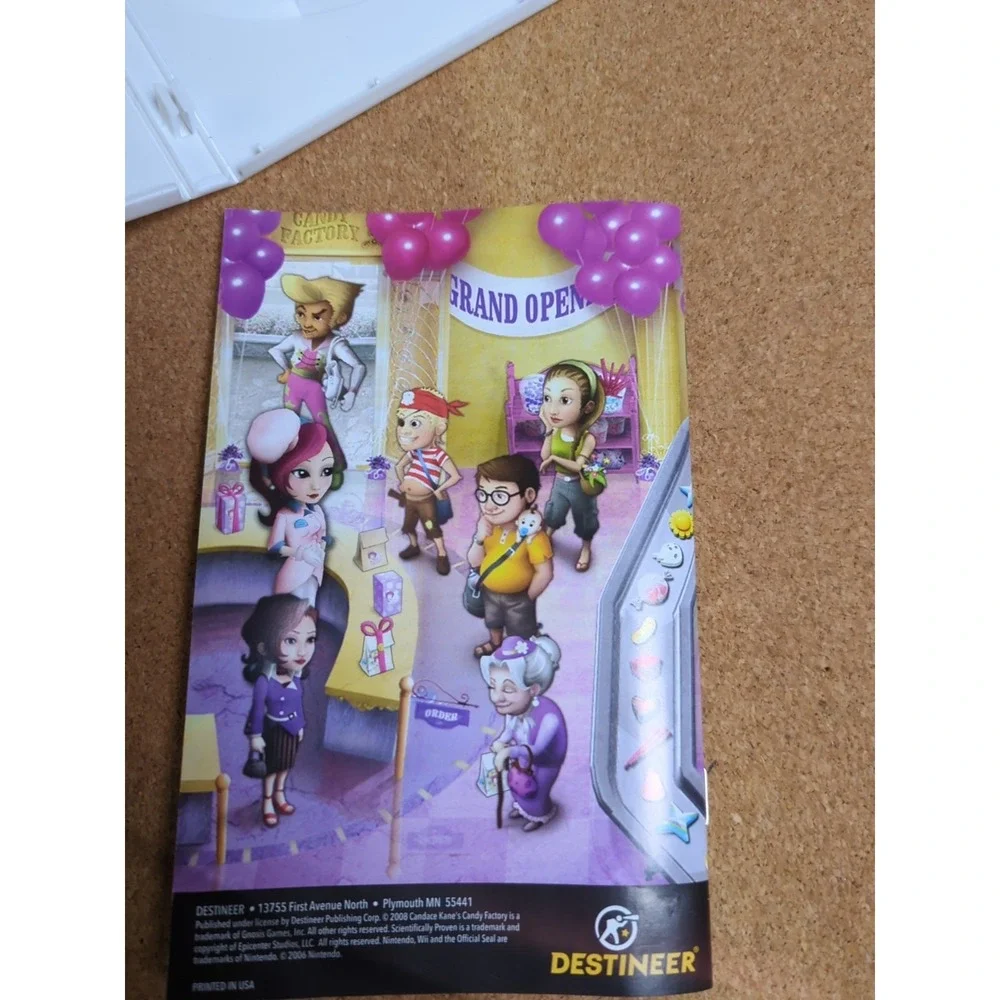 Candace Kane's Candy Factory (Nintendo Wii) working with Manuel.